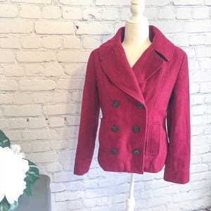 Merona Wool Berry Double Breasted Coat